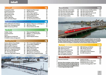Preview: Bahn-Jahrbuch 2026 Inhaltsverzeichnis