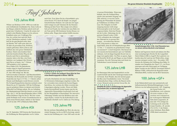 Schweizer Bahnen 2010er-Jahre