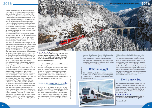 Schweizer Bahnen 2010er-Jahre