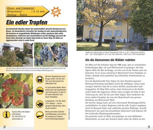 Aargau - Nachmittags-Ausflüge