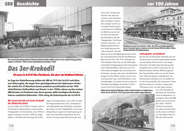 Bahn-Jahrbuch 2026 SBB Ce 6/8 III